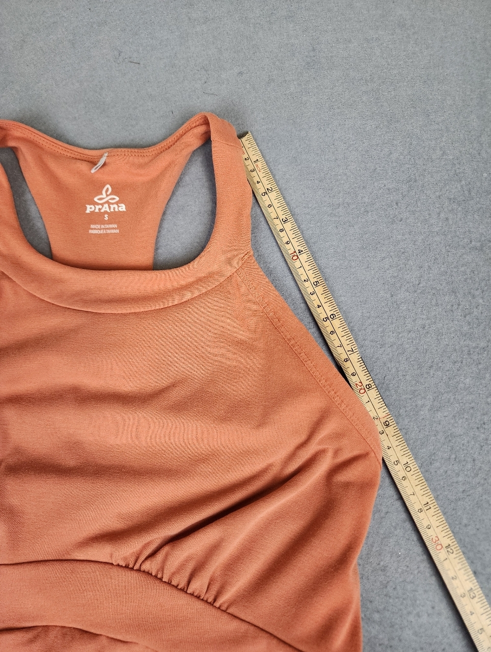 Prana Women's Peach Color Calexico Scoop-Neck Solid Shelf Bra Maxi Dress Small - Picture 10 of 13